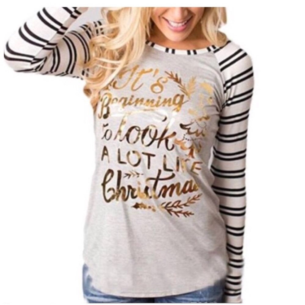 •FIRM• Christmas Long Sleeve Tee | Brand New - Picture 3 of 5